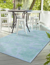 Bahama Breeze Outdoor Collection Area Rug -  Eleuthera Rectangle Navy Blue  lifestyle 6