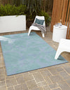 Bahama Breeze Outdoor Collection Area Rug -  Eleuthera Rectangle Navy Blue  lifestyle 16