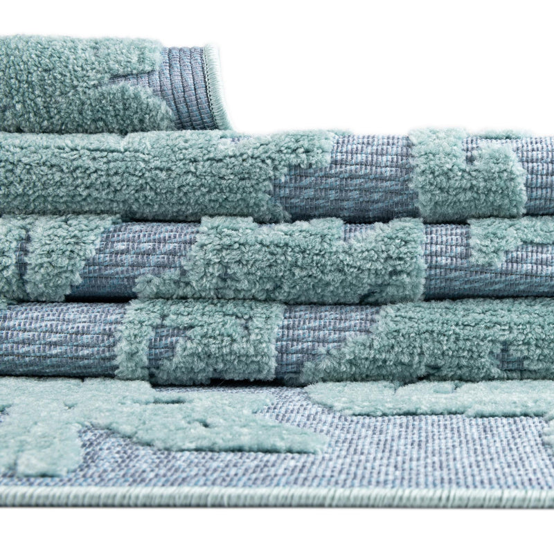 Bahama Breeze Outdoor Collection Area Rug -  Eleuthera Rectangle Navy Blue  lifestyle 26