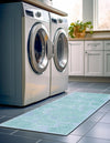 Bahama Breeze Outdoor Collection Area Rug -  Eleuthera Runner Navy Blue  lifestyle 91