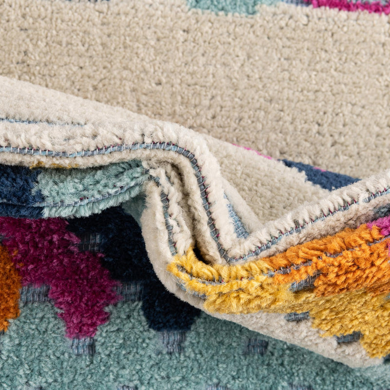 Bahama Breeze Outdoor Collection Area Rug -  Bimini Rectangle Blue  lifestyle 20