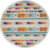Bahama Breeze Outdoor Collection Area Rug -  Bimini Round Blue  lifestyle 44