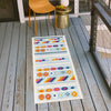 Bahama Breeze Outdoor Collection Area Rug -  Bimini Runner Blue  lifestyle 110