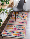 Bahama Breeze Outdoor Collection Area Rug -  Bimini Runner Pink  lifestyle 99