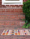 Bahama Breeze Outdoor Collection Area Rug -  Bimini Runner Pink  lifestyle 104