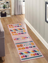 Bahama Breeze Outdoor Collection Area Rug -  Bimini Runner Pink  lifestyle 109