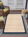 Bahama Breeze Outdoor Collection Area Rug -  Abaco Rectangle Beige  lifestyle 22