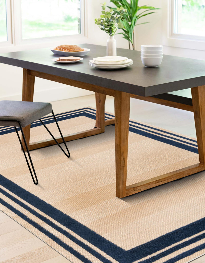 Bahama Breeze Outdoor Collection Area Rug -  Abaco Rectangle Beige  lifestyle 31