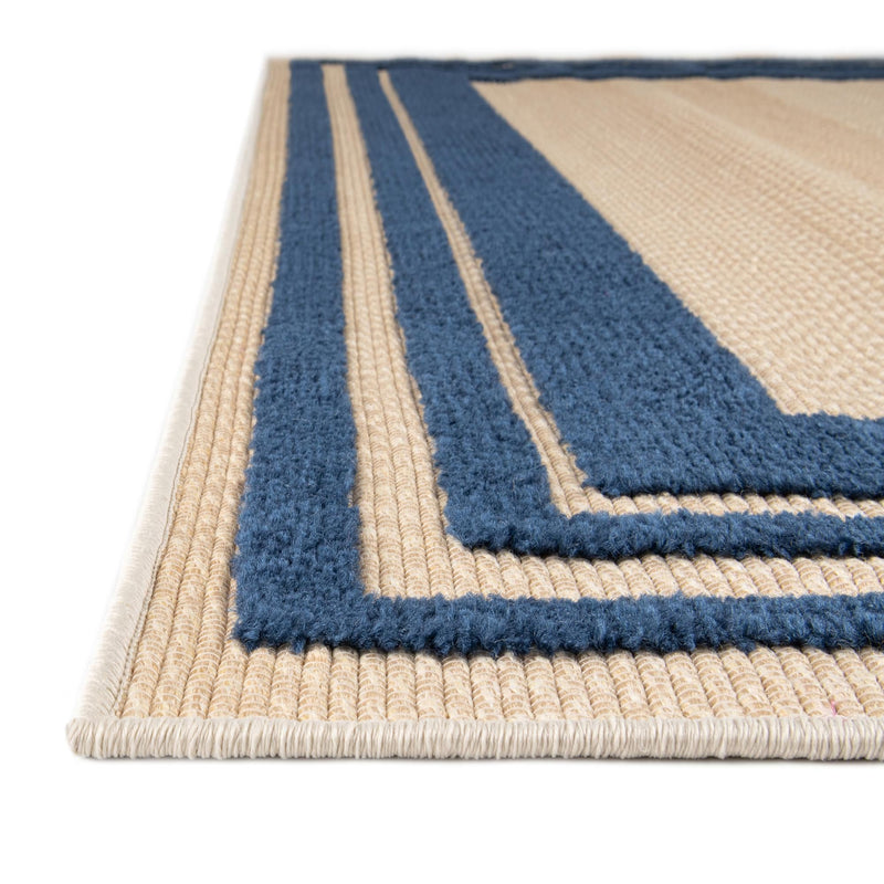 Bahama Breeze Outdoor Collection Area Rug -  Abaco Rectangle Beige  lifestyle 12