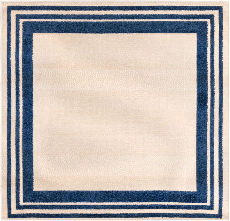 Bahama Breeze Outdoor Collection Area Rug -  Abaco Square Beige  lifestyle 30