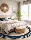 Bahama Breeze Outdoor Collection Area Rug -  Abaco Round Beige  lifestyle 93