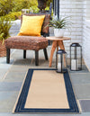Bahama Breeze Outdoor Collection Area Rug -  Abaco Runner Beige  lifestyle 88