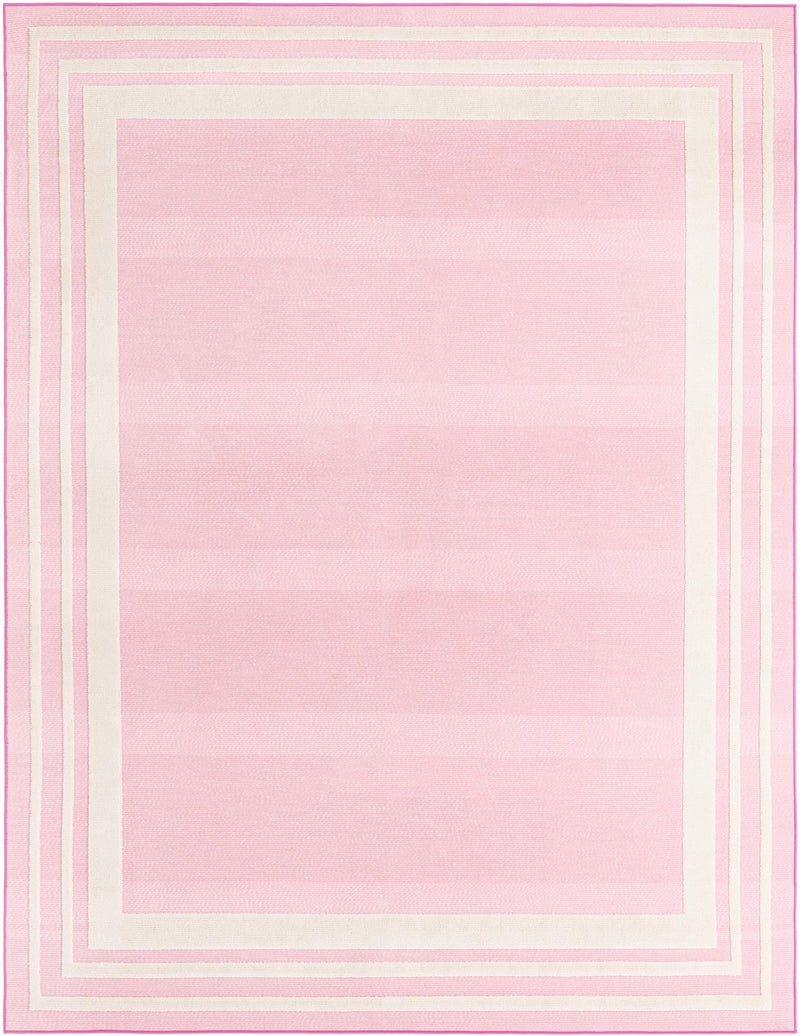 Bahama Breeze Outdoor Collection Area Rug -  Abaco Rectangle Pink  lifestyle 3