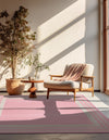 Bahama Breeze Outdoor Collection Area Rug -  Abaco Square Pink  lifestyle 121