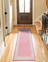 Bahama Breeze Outdoor Collection Area Rug -  Abaco Runner Pink  lifestyle 96