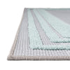 Bahama Breeze Outdoor Collection Area Rug -  Abaco Rectangle Gray Teal  lifestyle 11