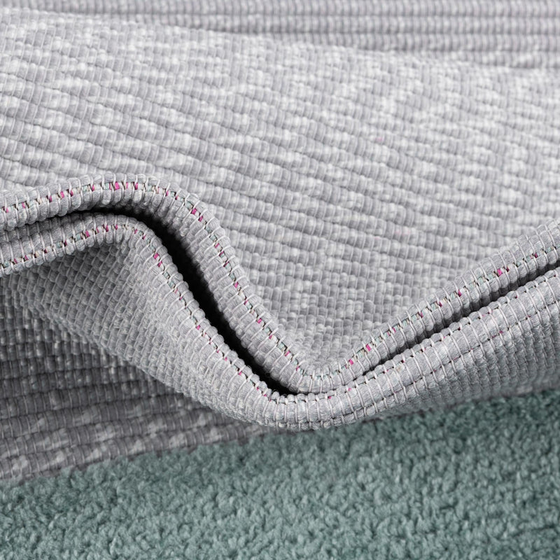 Bahama Breeze Outdoor Collection Area Rug -  Abaco Rectangle Gray Teal  lifestyle 13