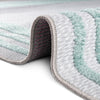 Bahama Breeze Outdoor Collection Area Rug -  Abaco Rectangle Gray Teal  lifestyle 17