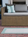 Bahama Breeze Outdoor Collection Area Rug -  Abaco Runner Gray Teal  lifestyle 92