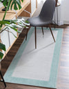 Bahama Breeze Outdoor Collection Area Rug -  Abaco Runner Gray Teal  lifestyle 98