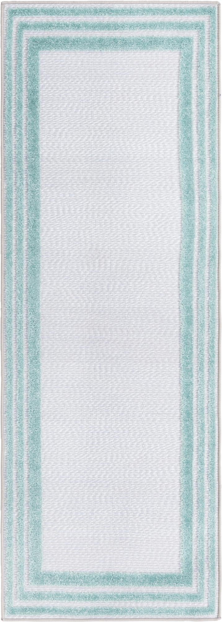 Bahama Breeze Outdoor Collection Area Rug -  Abaco Runner Gray Teal  lifestyle 29