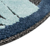 Caribbean Terrace Collection Area Rug - Antigua Round Charcoal  lifestyle 57