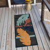 Caribbean Terrace Collection Area Rug - Antigua Runner Charcoal  lifestyle 97