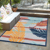 Caribbean Terrace Collection Area Rug - Antigua Rectangle Gray  lifestyle 28