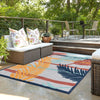 Caribbean Terrace Collection Area Rug - Antigua Rectangle Gray  lifestyle 30