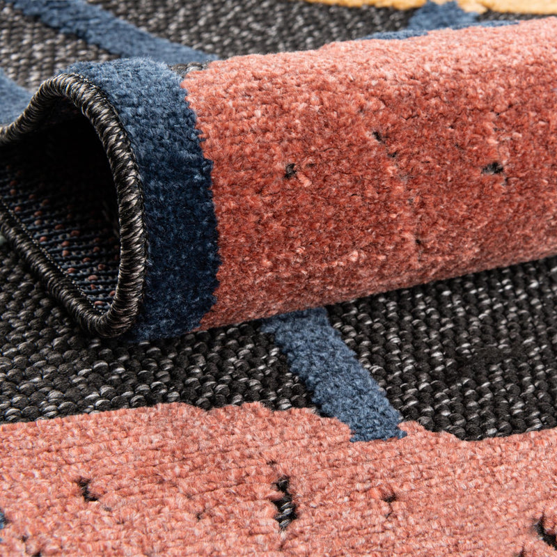 Caribbean Terrace Collection Area Rug -  Grenada Rectangle Charcoal  lifestyle 10