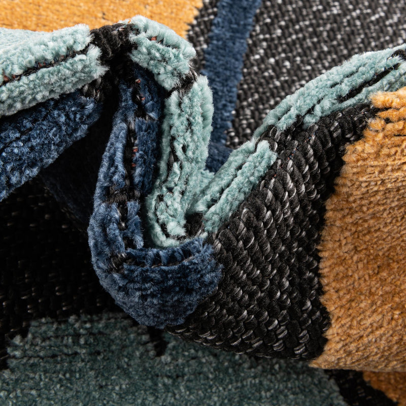 Caribbean Terrace Collection Area Rug -  Grenada Rectangle Charcoal  lifestyle 14