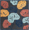 Caribbean Terrace Collection Area Rug -  Grenada Square Charcoal  lifestyle 34