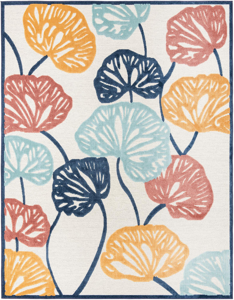 Caribbean Terrace Collection Area Rug -  Grenada Rectangle Ivory Main