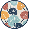 Caribbean Terrace Collection Area Rug -  Grenada Round Ivory  lifestyle 32