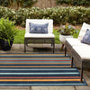 Caribbean Terrace Collection Area Rug -  Martinique Square Charcoal  lifestyle 57