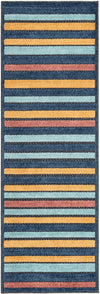 Caribbean Terrace Collection Area Rug -  Martinique Runner Charcoal  lifestyle 18