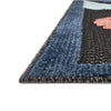Caribbean Terrace Collection Area Rug -  Nevis Rectangle Black  lifestyle 6