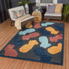 Caribbean Terrace Collection Area Rug -  Nevis Rectangle Black  lifestyle 14