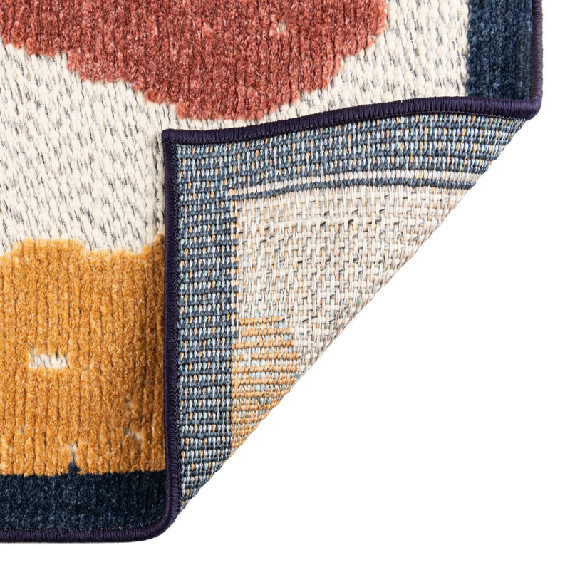 Caribbean Terrace Collection Area Rug -  Nevis Runner White  lifestyle 55