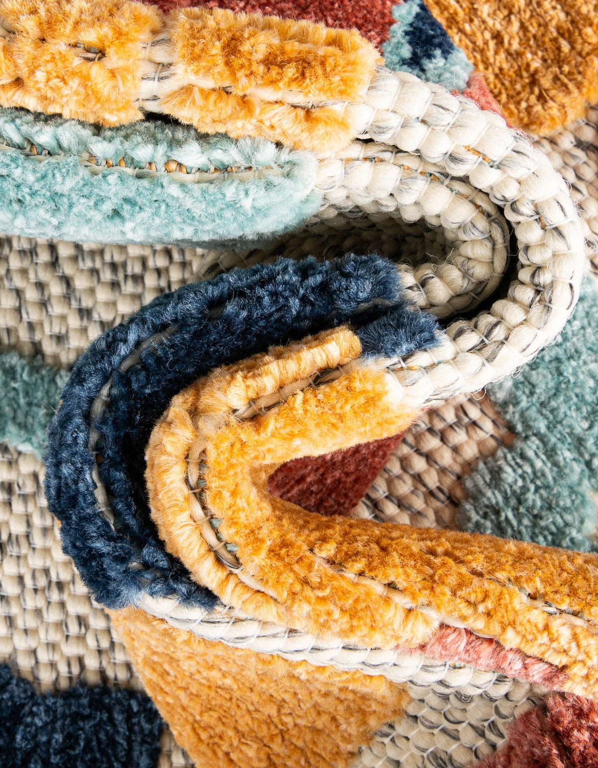 Caribbean Terrace Collection Area Rug -  StLucia Rectangle White  lifestyle 7
