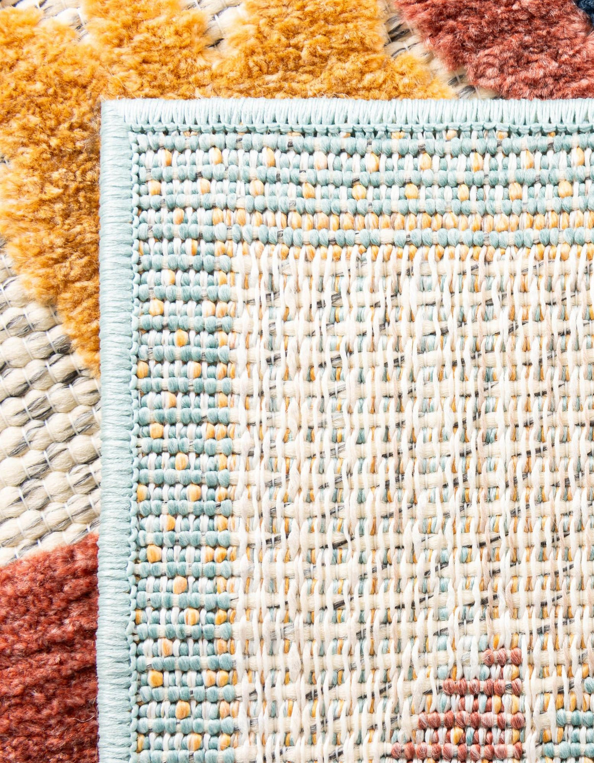 Caribbean Terrace Collection Area Rug -  StLucia Rectangle White  lifestyle 8