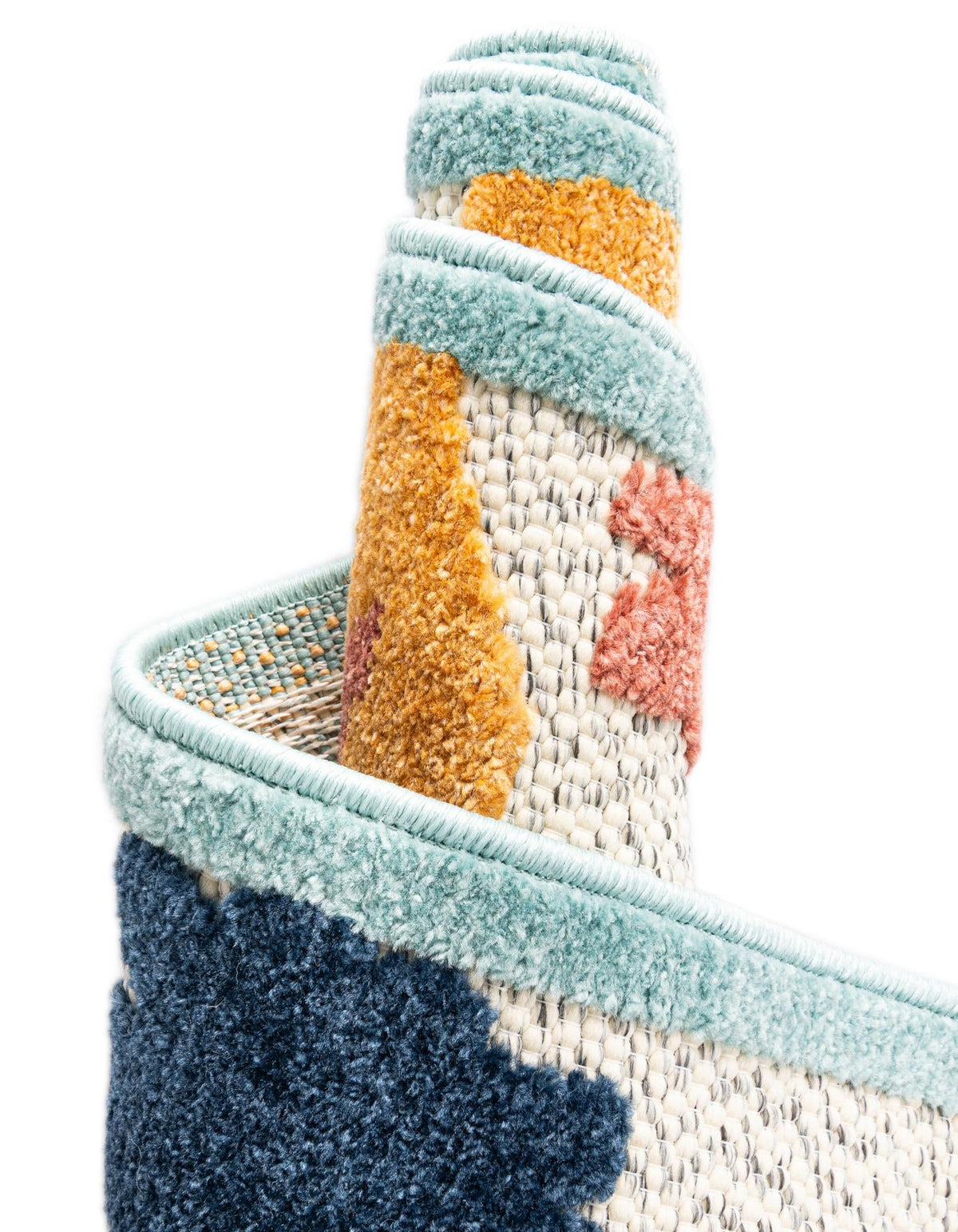 Caribbean Terrace Collection Area Rug -  StLucia Rectangle White  lifestyle 10