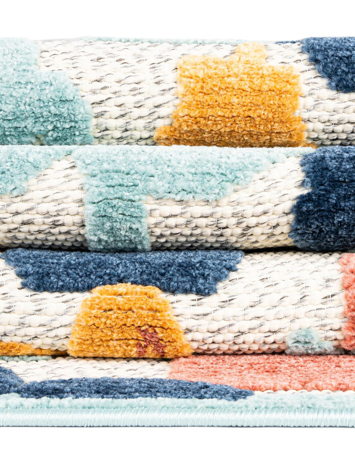 Caribbean Terrace Collection Area Rug -  StLucia Rectangle White  lifestyle 13
