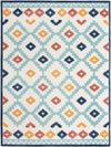 Caribbean Terrace Collection Area Rug -  Tobago Rectangle Ivory Main