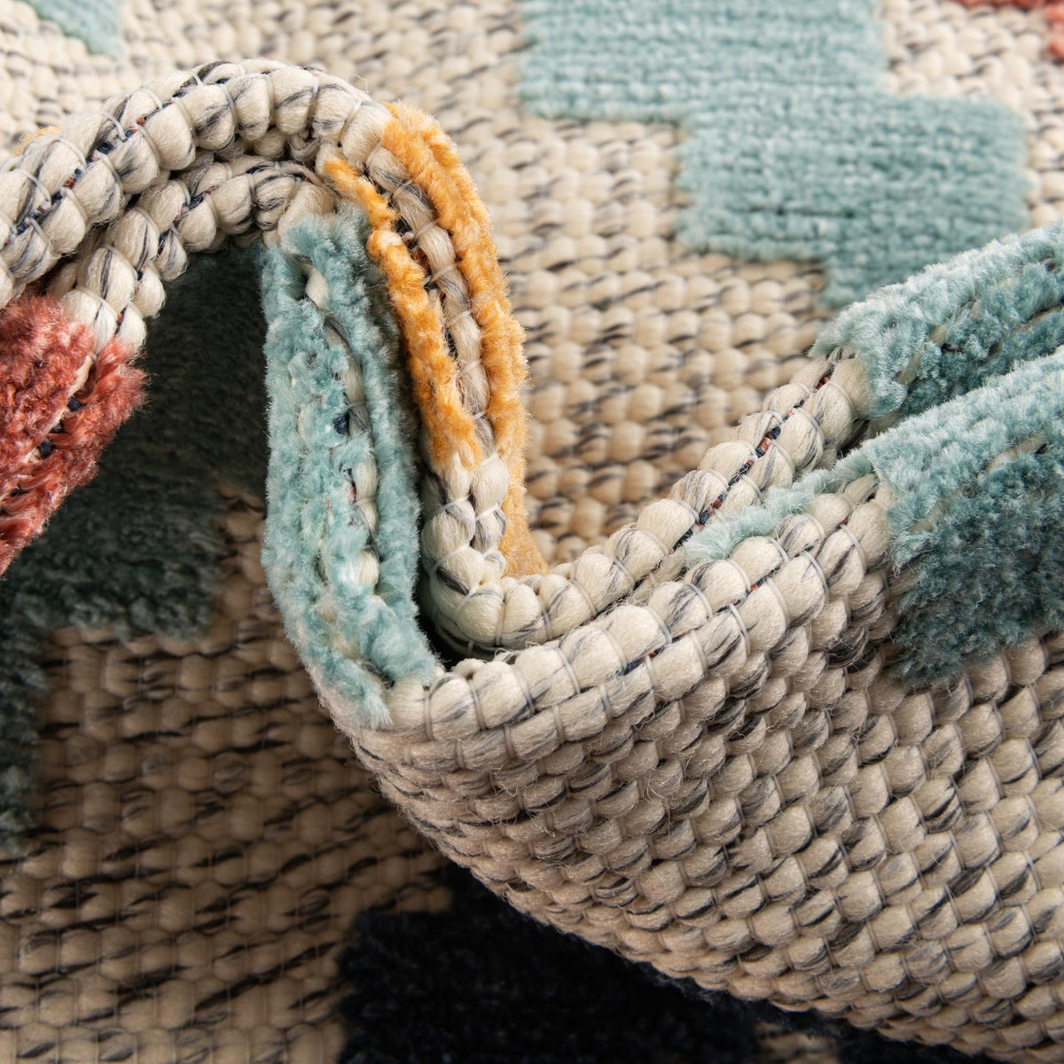 Caribbean Terrace Collection Area Rug -  Tobago Rectangle Ivory  lifestyle 14