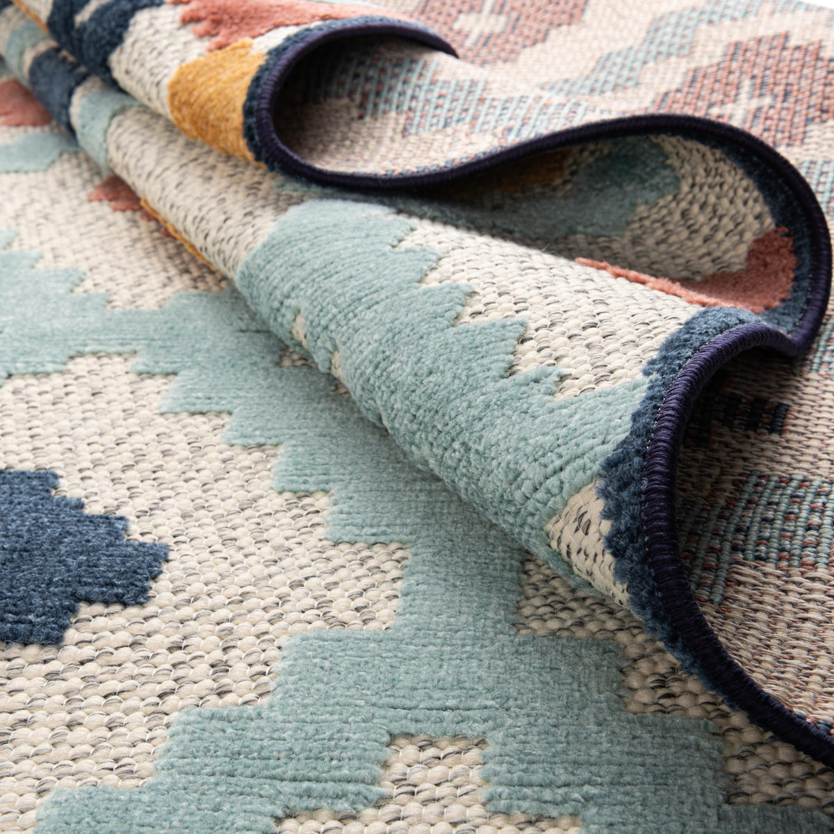 Caribbean Terrace Collection Area Rug -  Tobago Rectangle Ivory  lifestyle 24