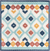 Caribbean Terrace Collection Area Rug -  Tobago Square Ivory  lifestyle 30