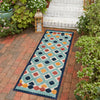 Caribbean Terrace Collection Area Rug -  Tobago Runner Ivory  lifestyle 109