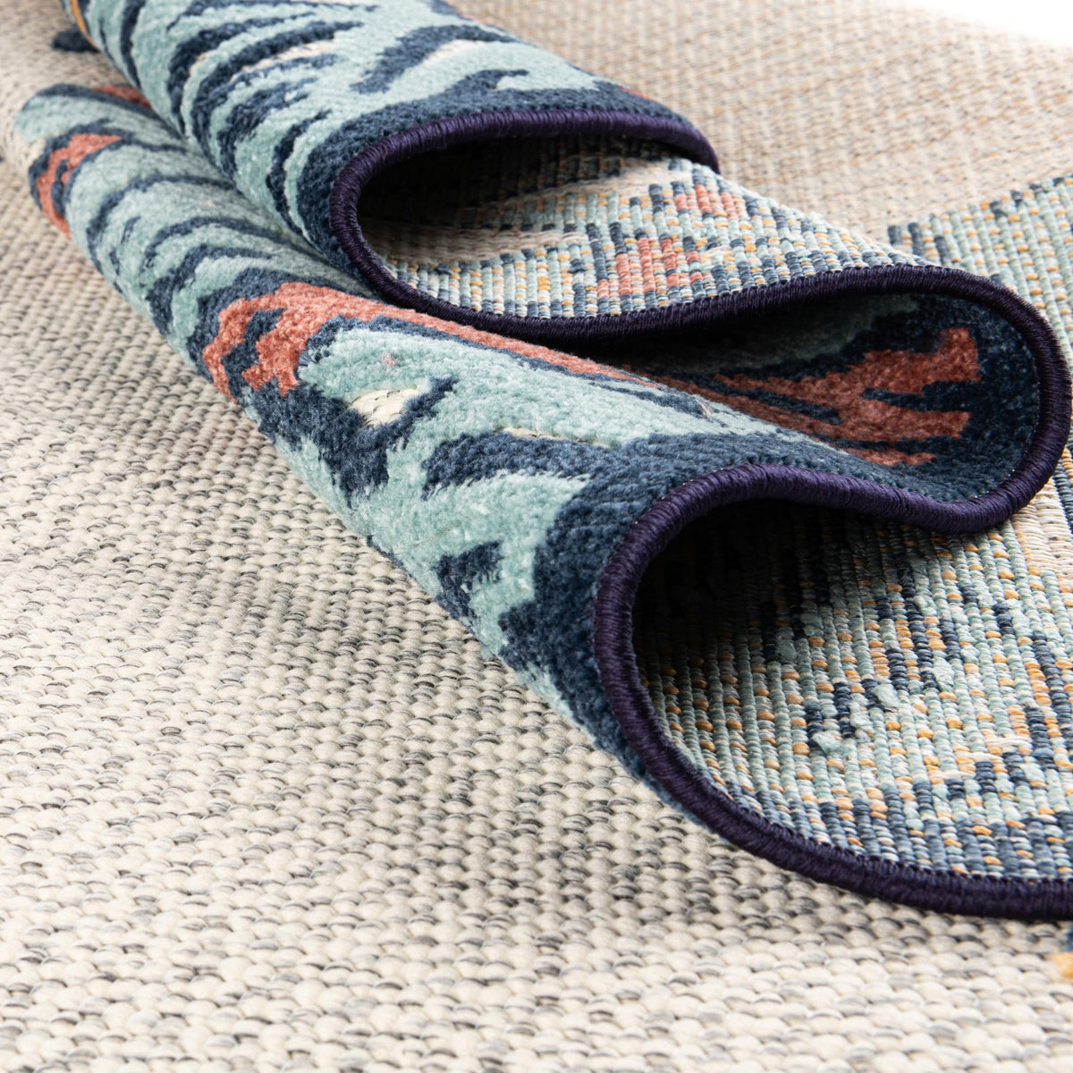 Caribbean Terrace Collection Area Rug -  Tortola Rectangle Multi  lifestyle 12