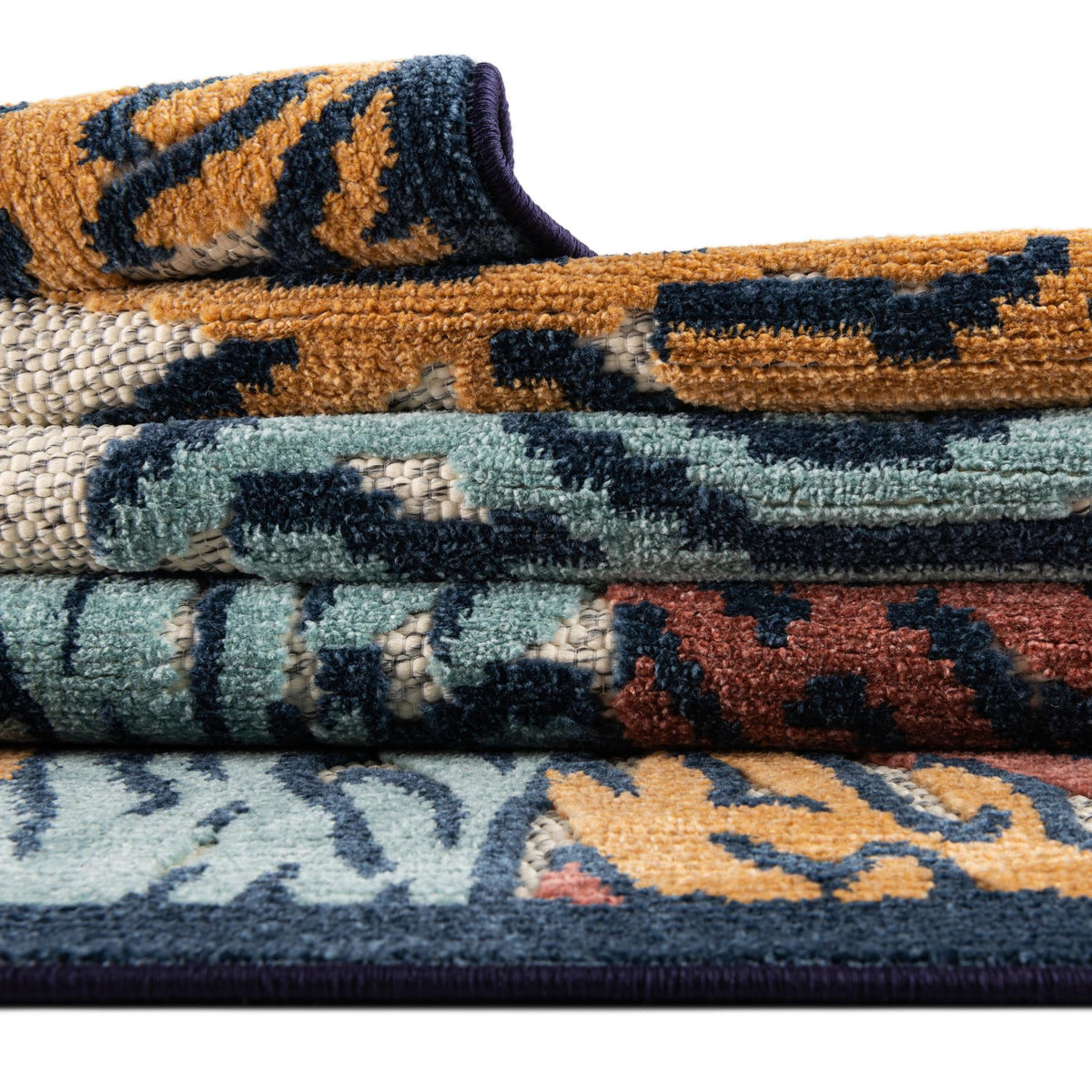 Caribbean Terrace Collection Area Rug -  Tortola Rectangle Multi  lifestyle 13